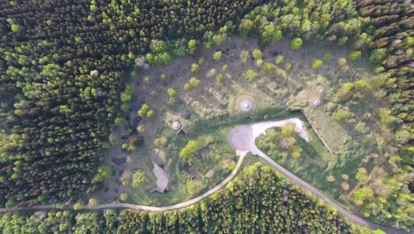 Famous-fort-froideterre-(ww1)-in-Verdun-forest-by-drone.-Vertical-view